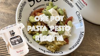 Recettes Companion — ONE POT PASTA PESTO FEVES amp RICOTTA [upl. by Sileas992]