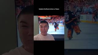 Islanders Fan Reacts to Shootout loss vs Flames nhlshorts islanders calgaryflames [upl. by Thessa]