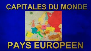 Quiz  Capitales du monde  pays européen [upl. by Yrrok82]