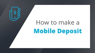 How to make a Mobile Deposit [upl. by Pearman]