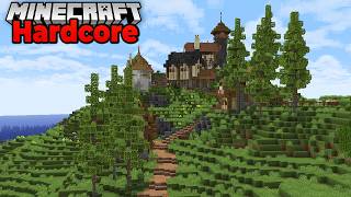 I Transformed a VILLAGE in Hardcore Minecraft 121 Survival [upl. by Ailedamla]