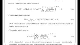 Wireless Cooperative Communication Networks Part 5  Regenerative PHY Layer [upl. by Snashall]