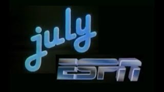 1985 ESPN July PROMO amp COMMERCIALS Part 1 – Roller Derby Olympic Festival Bowling in California [upl. by Ecinnahs]