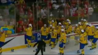 Sverige vinner JVMGuld 2012  Avgörande målet  ALLT firande [upl. by Maurili]