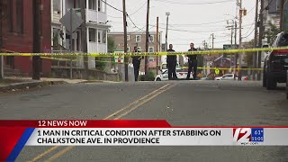 Man stabbed on Chalkstone Avenue in Providence [upl. by Nosyk26]