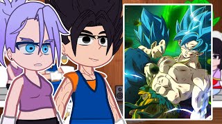 Dragon ball Multiverse React to DB Super  Tiktok  Gacha React [upl. by Elesig]