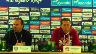 FSVPressekonferenz nach Kaiserslautern [upl. by Joon680]