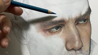 Colored Pencil LIVE DRAWING Realistic SkinTone Tutorial [upl. by Anibor497]