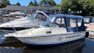 2001 Bayliner Trophy 2052WA £22995 A reengined delight [upl. by Eendyc]