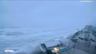 Live look New Smyrna Beach after Hurricane Milton [upl. by Arries]