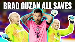 Brad Guzan All Saves vs Messi and Inter Miami  Audi 2024 MLS Cup Playoffs [upl. by Bertila229]