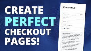 Kajabi Create INCREDIBLE Checkout Pages [upl. by Ahsinrac]