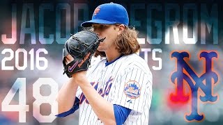 Jacob DeGrom  New York Mets 2016 Highlights Mix ᴴᴰ [upl. by Kaylil]