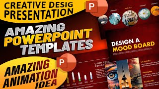 Mood Board Presentation🔥PowerPoint Template🔥Amazing Presentation powerpoint pptexpo ppttemplate [upl. by Rdnaskela187]