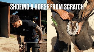 How to shoe a horse from SCRATCH [upl. by Sula]