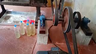 Coconut Oil 🥥Extraction  Expeller old model sharma machine tools 10hp Expeller [upl. by Deevan]