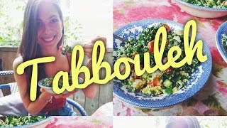 Easy Breezy VEGAN Tabbouleh lunch OILFREE [upl. by Anoo]