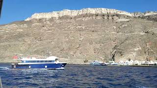 Santorini port travel europe greece [upl. by Metah]