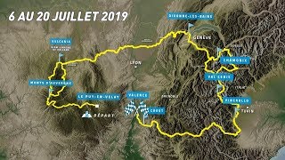 Le parcours du Sun Trip Tour 2019 [upl. by Ednyl]