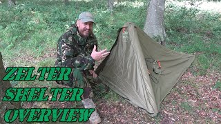 Portable Survival System  Zelter Shelter Overview [upl. by Nneb]