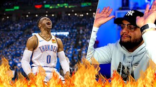 Russell Westbrook BEST amp MOST VICIOUS Dunks of His Career A MUST SEE MONTAGE REACTION 🔥🏀 [upl. by Leinaj]