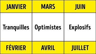 Les Scientifiques Lont Prouvé  le Mois de ta Naissance Détermine ta Santé et ta Personnalité [upl. by Enelrats]