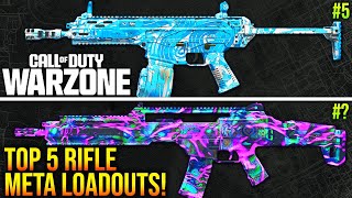 WARZONE New TOP 5 BEST ASSAULT RIFLE META LOADOUTS After Update WARZONE 3 Best Weapons [upl. by Elsbeth]