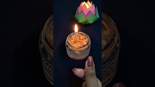 Water Candle Making At Home 🪔✨️🫰 diwalidiyadecoration diwali diwalidecor ytshorts viralvideo [upl. by Hedgcock]