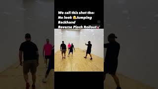 Racquetball trick shots [upl. by Osnerol]