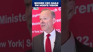 Biogen CEO Chris Viehbacher Highlights PM Modi’s Inclusive Approach For India [upl. by Aramoy345]