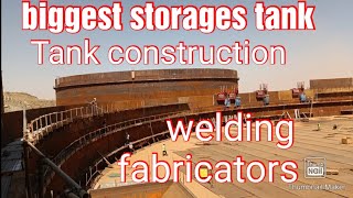 biggest storages tankconstruction [upl. by Poler536]