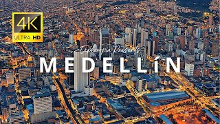 Medellin Colombia 🇨🇴 in 4K ULTRA HD 60FPS Video by Drone [upl. by Elyad798]