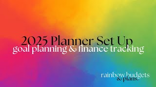 2024 Planner Set Up  Goal Planning amp Finance Tracking  UK Budgeting  Debt Payoff Journey [upl. by Zzahc]