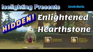 HIDDEN Enlightened Hearthstone  Zereth Mortis  Sphere of Enlightened Cogitation 6 people to open [upl. by Gavrielle]