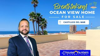 Breathtaking Ocean View Home For Sale In Castillos Del Mar Rosarito Beach [upl. by Sosthena]