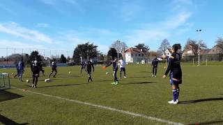 ANDERLECHT Training Under 21 March 11 2015 Neerpede [upl. by Ahsii879]