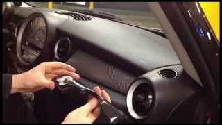 SuperClickCovers Dash Install 2010 Mini Cooper S [upl. by Krystyna532]