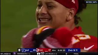 Patrick Mahomes has a meltdown after losing to the bills Full Video [upl. by Ettennat70]