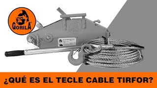 ¿Qué es el tecle de cable  GORILA [upl. by Hoye]