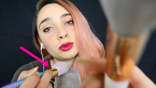 IL MIO VIDEO PERFETTO  ASMR Brushing Camera and Mic Tongue Click Tapping Squishy [upl. by Shult823]