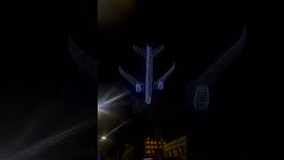 drone light show dronelightshow vijayawada dronelovers lightingshow shorts viralvideo [upl. by Olympium]