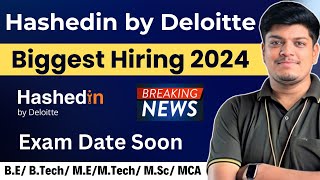 Hashedin By Deloitte OffCampus Drive 2024  Biggest Hiring  BEBTECHMEMTECHMCAMSC [upl. by Luanni191]