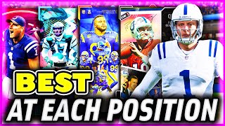 BEST CARDS AT EACH POSITION in Madden 24 Ultimate Team April [upl. by Keraj]