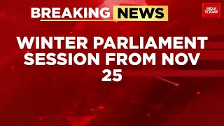 Winter Session of Parliament One Nation One Election and WAQF Bill on Agenda [upl. by Zandt]