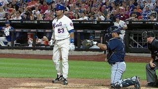 ATLNYM Abreu glares at ump after uncharitable call [upl. by Iow261]