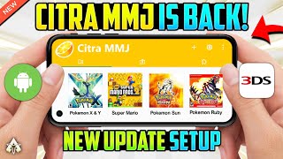 NEW CITRA MMJ IS BACK NEW UPDATE SETUPBEST SETTINGS  3DS EMULATOR ANDROID [upl. by Nyladnarb]