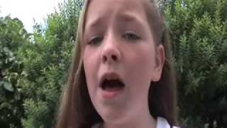 wee lassie sings Ye Banks And Braes O Bonnie Doon by Robert Burns [upl. by Nelyak]