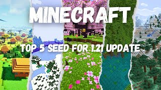 Minecraft Top 5 most Beautiful Seeds minecraft minecraftseed pirateking [upl. by Enilrae]