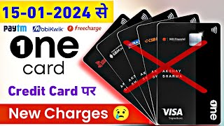 Onecard credit card new charges  onecard credit card balance to bank transfer  credit card wallet [upl. by Ytte]