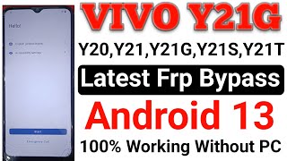 Vivo Y21g Frp Bypass All Android 13 without pc 100 Working Latest Trick 2024 [upl. by Trixi]